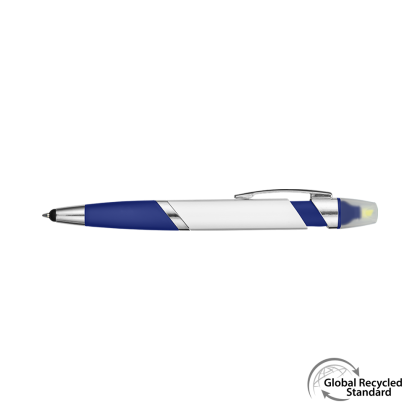 Spectrum Hi Max 2 in 1 Highlighter GRS Recycled Ballpen - Blue