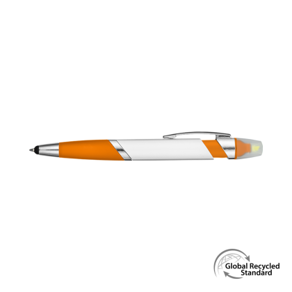 Spectrum Hi Max 2 in 1 Highlighter GRS Recycled Ballpen - Orange