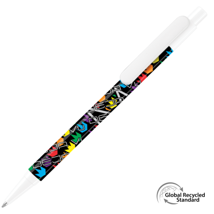 Supersaver Foto GRS Recycled Ballpen - All White