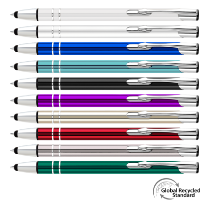 Electra GRS Recycled Metal Touch Stylus Ballpen