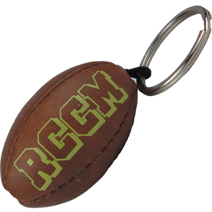 Rugby Ball Keyring Retro Quality