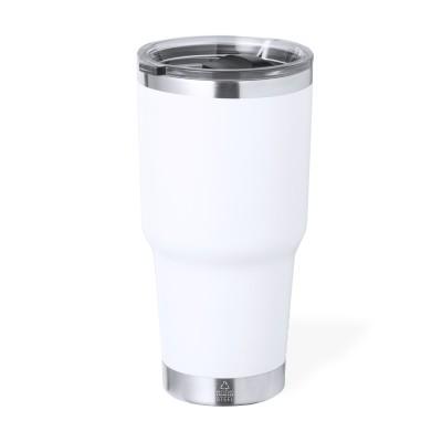 Crescent Travel Cup - White