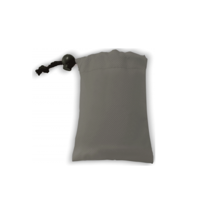 Non Woven Pouch with Lock Toggle - White
