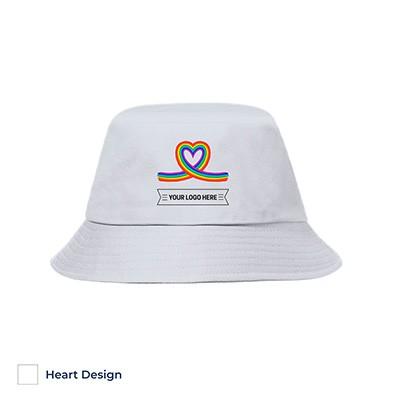 Rainbow Lesa Bucket Hat - Heart