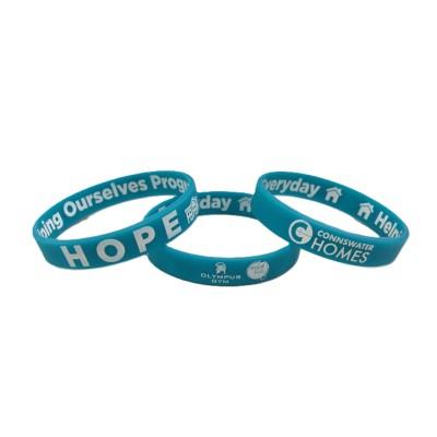 Silicon Wristband - Printed - Blue