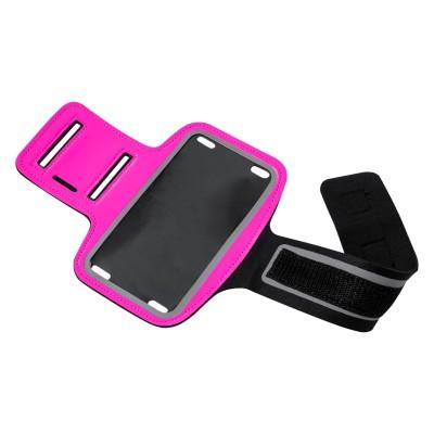 Sports Arm Band with Phone Holder - Fuchsia