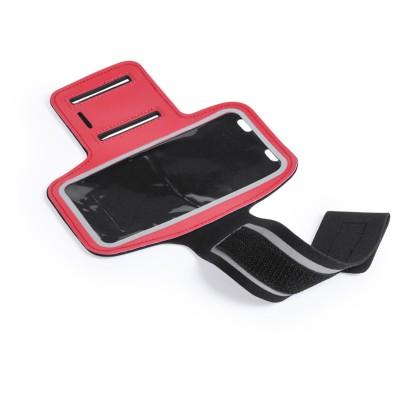 Sports Arm Band with Phone Holder - Red