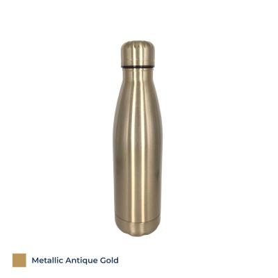 Vibe Capella Metal Bottle - Antique Gold