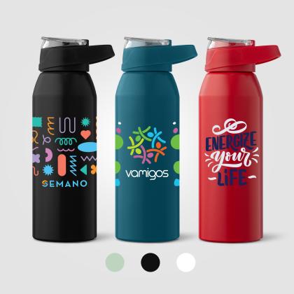Lyse Recycled Stainless Steel Sport Bottle - 710 ml