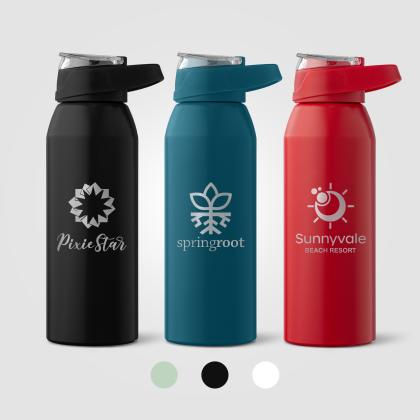 Lyse Recycled Stainless Steel Sport Bottle - 710 ml