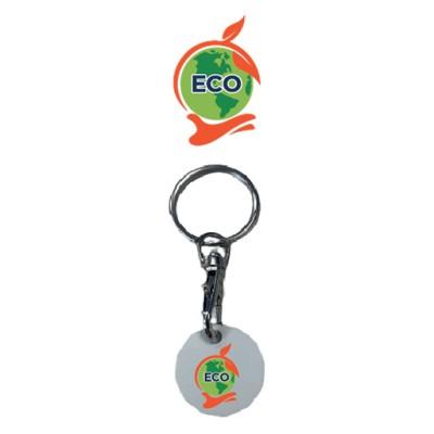 Eco Plastic Trolley Coin - Printed