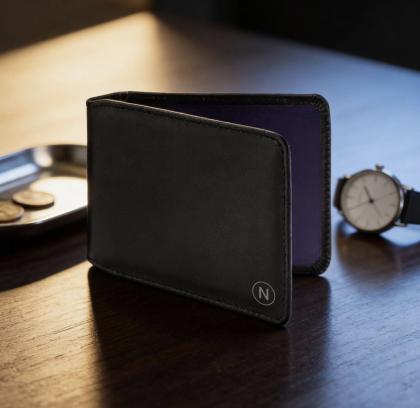 “NOMO Flippa” – oyster style travel/bank RFID minimal cardholder-Leather & Eco options SKU:NOMORFIDFLIP1