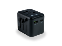 Verbatim 2-Port USB-C Universal Travel Adapter