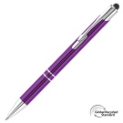Electra-i Classic Metal GRS Recycled Ballpoint Pen with Stylus - Purple