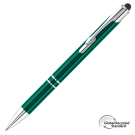 Electra-i Classic Metal GRS Recycled Ballpoint Pen with Stylus - Green