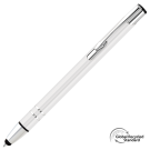 Electra GRS Recycled Metal Touch Stylus Ballpen - White
