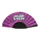 Breeze Fan Transparent With Silver Glitter