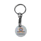 Rainbow Plastic Trolley Coin - Printed - Heart
