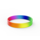 Rainbow Silicon Wristbands - Printed