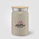 Nordic - 265 ml Double Wall Copper-Lined Stainless Steel Tumbler with Bamboo Lid