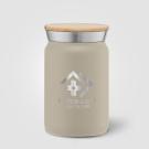 Nordic - 265 ml Double Wall Copper-Lined Stainless Steel Tumbler with Bamboo Lid