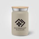 Nordic - 265 ml Double Wall Copper-Lined Stainless Steel Tumbler with Bamboo Lid