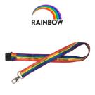 Rainbow Dye Sublimated Lanyard-15mm