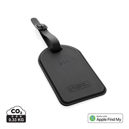 Globefind RCSrPolyester luggage tag with worldwide locating
