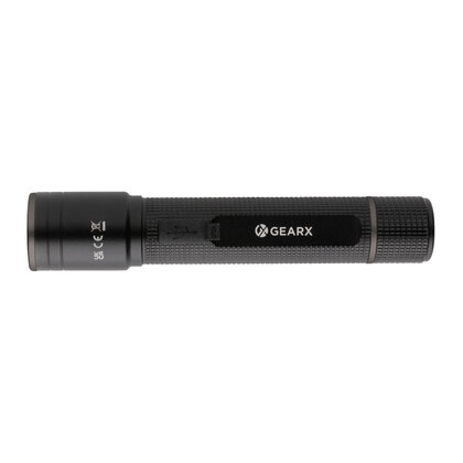Gear X RCS recycled aluminium USB-rechargeable torch