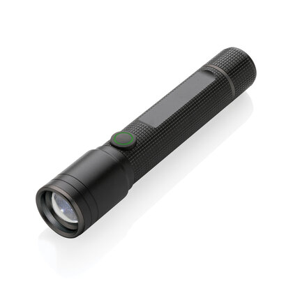 Gear X RCS recycled aluminium USB-rechargeable torch