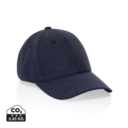 Milo AWARE&trade; recycled heather 6 panel cap 200gr