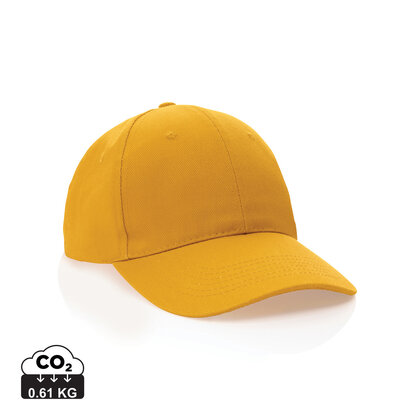 Impact 6 panel 280gr Recycled cotton cap with AWARE&trade; tracer