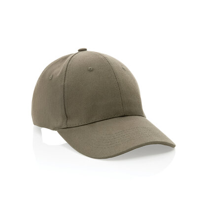 Impact 6 panel 280gr Recycled cotton cap with AWARE&trade; tracer