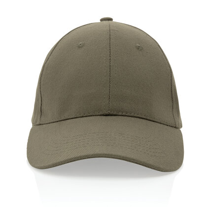 Impact 6 panel 280gr Recycled cotton cap with AWARE&trade; tracer