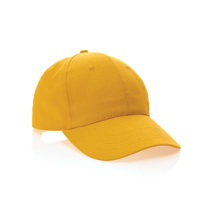 Impact 6 panel 190gr Recycled cotton cap with AWARE&trade; tracer