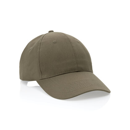 Impact 6 panel 190gr Recycled cotton cap with AWARE&trade; tracer