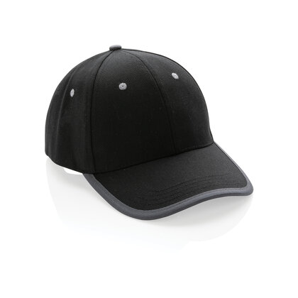 Impact AWARE&trade; Brushed rcotton 6 panel contrast cap 280gr