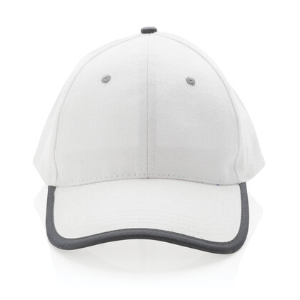 Impact AWARE&trade; Brushed rcotton 6 panel contrast cap 280gr