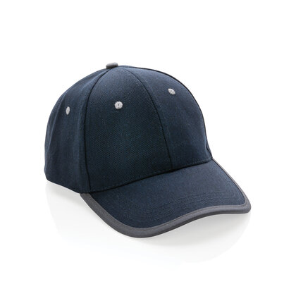 Impact AWARE&trade; Brushed rcotton 6 panel contrast cap 280gr