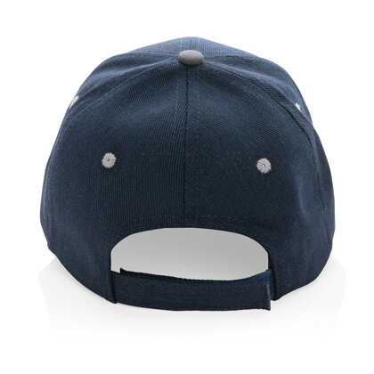 Impact AWARE&trade; Brushed rcotton 6 panel contrast cap 280gr