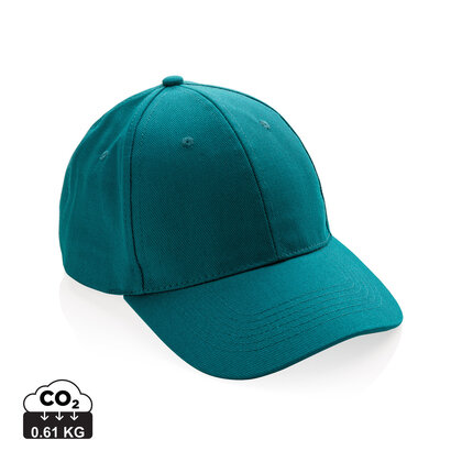 Impact 6 panel 280gr Recycled cotton cap with AWARE&trade; tracer