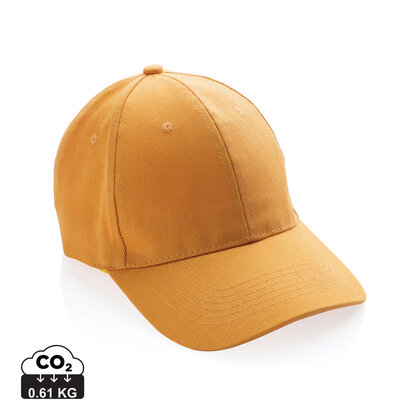 Impact 6 panel 280gr Recycled cotton cap with AWARE&trade; tracer