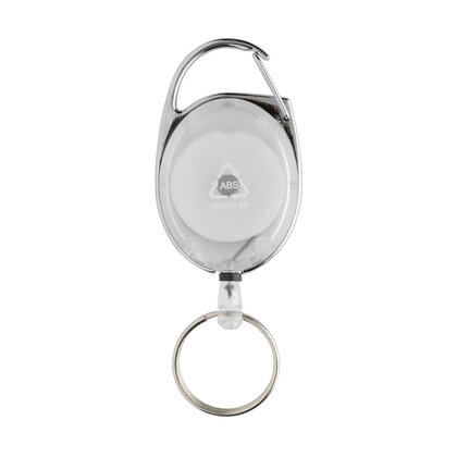 RCS recycled ABS roller clip keychain