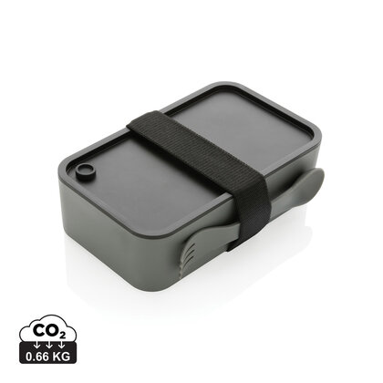 PP lunch box with spork