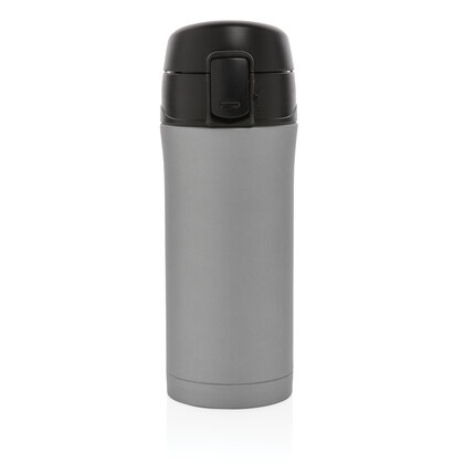 Metallic easy lock vacuum mug