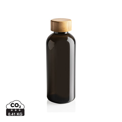 RCS RPET bottle with bamboo lid
