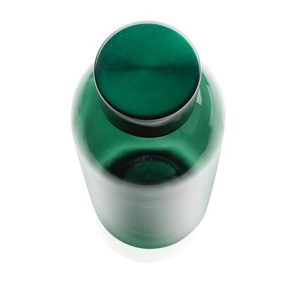 Leakproof water bottle with metallic lid