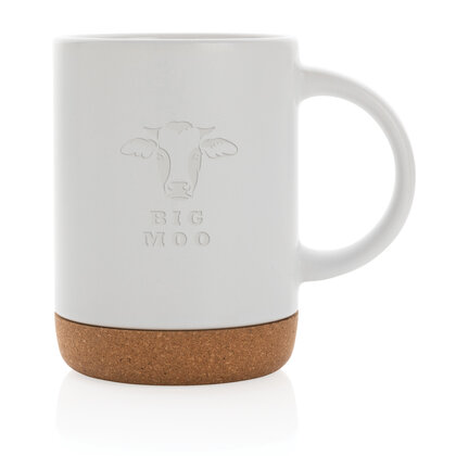 Ceramic mug with cork base 280ml