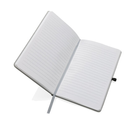 GRS Recycled leather hardcover notebook A5