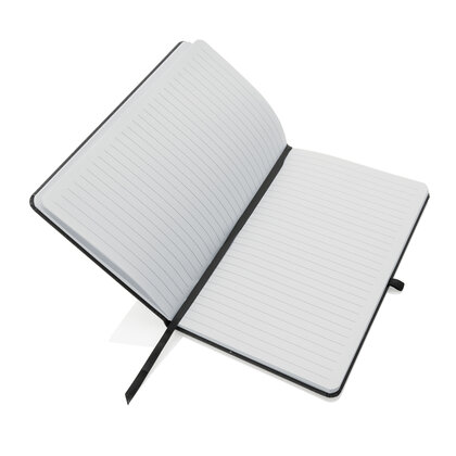 GRS Recycled leather hardcover notebook A5